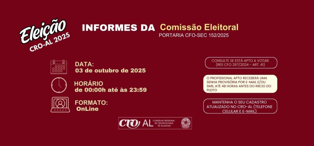 Eleição CRO-AL 2025