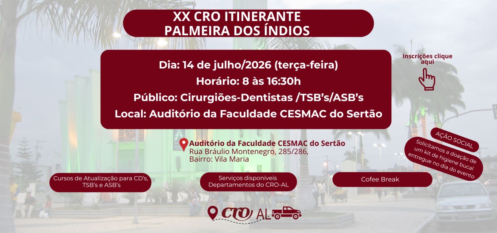 XX CRO ITINERANTE PALMEIRA DOS INDIOS